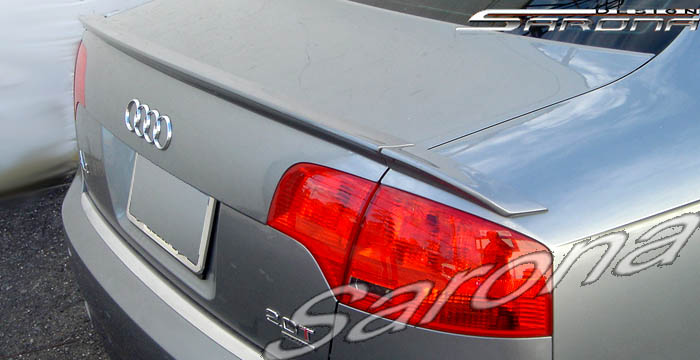 Custom Audi A4 Trunk Wing  Sedan (2005 - 2008) - $299.00 (Manufacturer Sarona, Part #AD-013-TW)